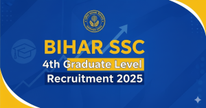 Bihar SSC 4th Graduate Level Recruitment 2025 announcement for free job opportunities.